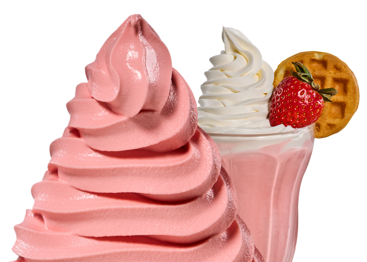 FROSTLINE CRAFTED COLLECTIVE™ Strawberries N Cream Dutch Style Waffle Flavored - Artificially Flavored - Flavor Mix for Soft Serve & Shake Mix